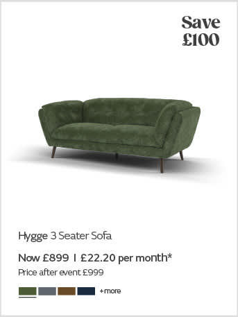 Hygge 3 seater sofa